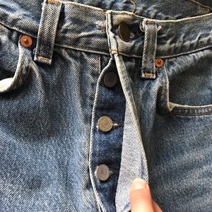 Levi’s 501 denim button fly vintage jeans